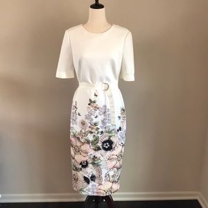 Ted Baker Layli Gem Garden Bodycon Dress Ted size4